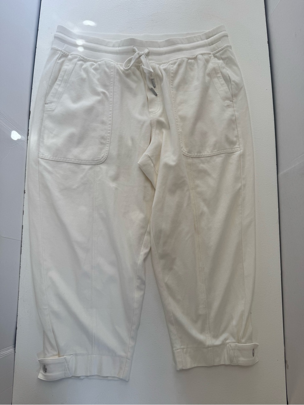 Athleta Farallon Weekender Pant White Size large
